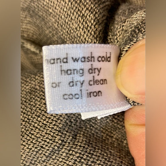 Su-Zen Linen/Cotton Long Sleeve Button Down Top W/Collar & Button Cuffs Sz Large - Picture 14 of 16